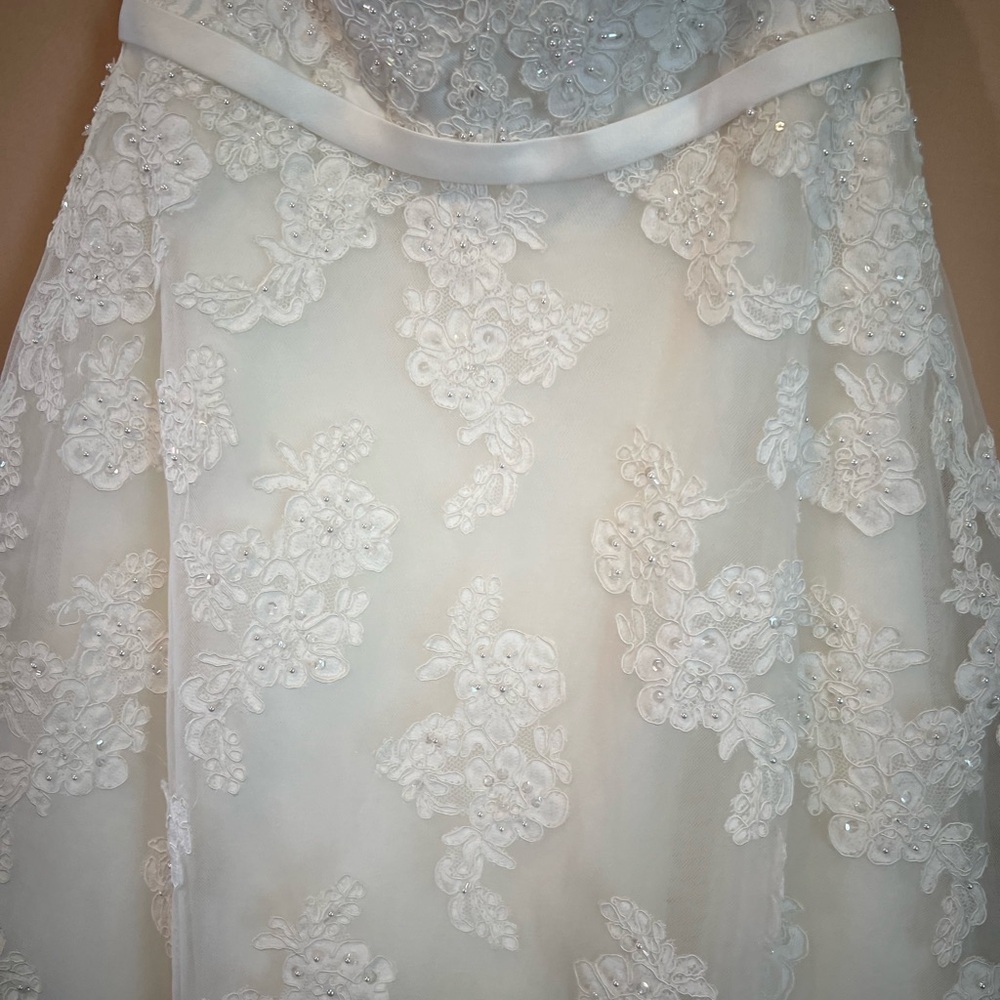 Galina Strapless Bridal or Quinceañera Gown- Midi Length - Picture 5 of 12